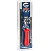 Husqvarna X-Cut S93G Chainsaw File Kit for 3/8" mini Pitch Chainsaw Chains, Sharpening Kit Includes Handle, Combination Guide, Flat and Round Files
