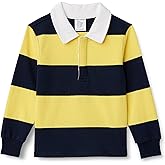 Amazon Essentials Boys and Toddlers' Rugby Polo Shirt