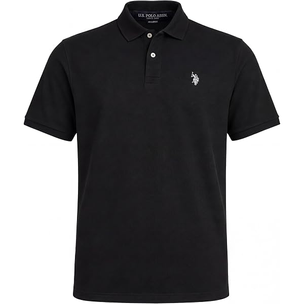 Gildan 64800 Softstyle Adult Double Pique Polo Shirt - Black - L
