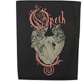 XLG Opeth Swan Back Patch Heavy Death Metal Band Music Jacket Sew on Applique Black