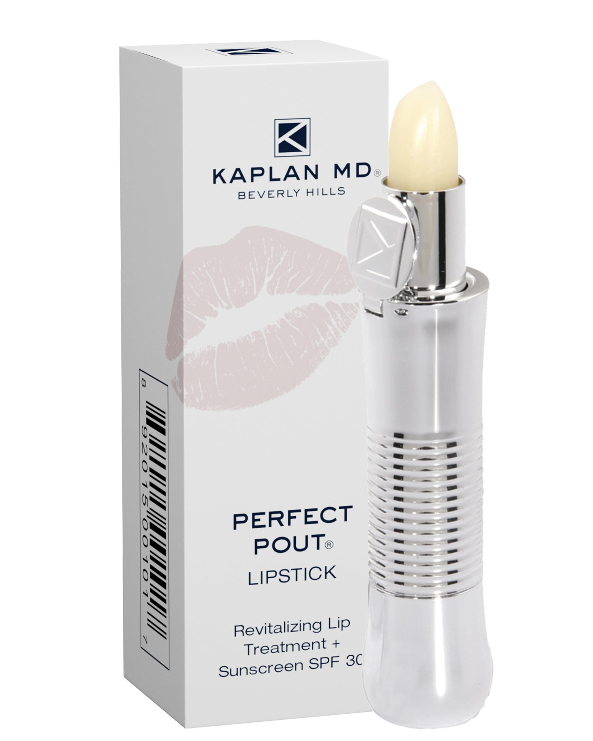 KAPLAN MD Perfect Pout SPF Lipstick – Anti-Ageing & Moisturising Lipstick with SPF 30, Hyaluronic Acid & Maxi-Lip Peptides – Non-Sticky Cruelty-Free Formula – ROXBURY