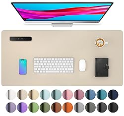 Aothia Leather Desk Pad Protector, Large Mouse