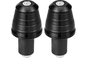 TUCKBOLD Motorcycle Handlebar End Plug Aluminum Alloy 18mm-20mm 0.71"-0.79" 33.5mm OD Fashionable | Front Handle Bar Grips Ca