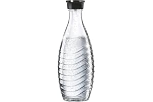 sodastream - Carbonating Carafe for Aqua Fizz machines | Eco-Friendly Reusable Glass Bottle | Keeps Sparkling Water Fresh | Dishwasher Safe | 24 Fl Oz | NOT compatible with other machines