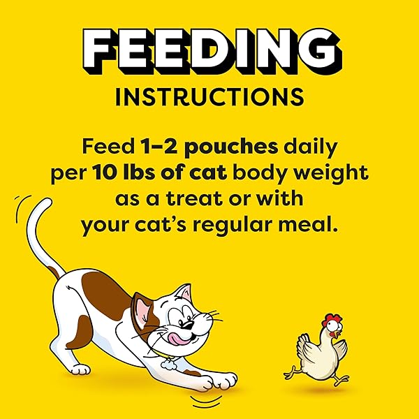 TEMPTATIONS CREAMY PUREE WITH CHICKEN LICKABLE, SQUEEZABLE CAT TREATS, 0.42 OZ POUCHES, 16 COUNT (PACK OF 1)