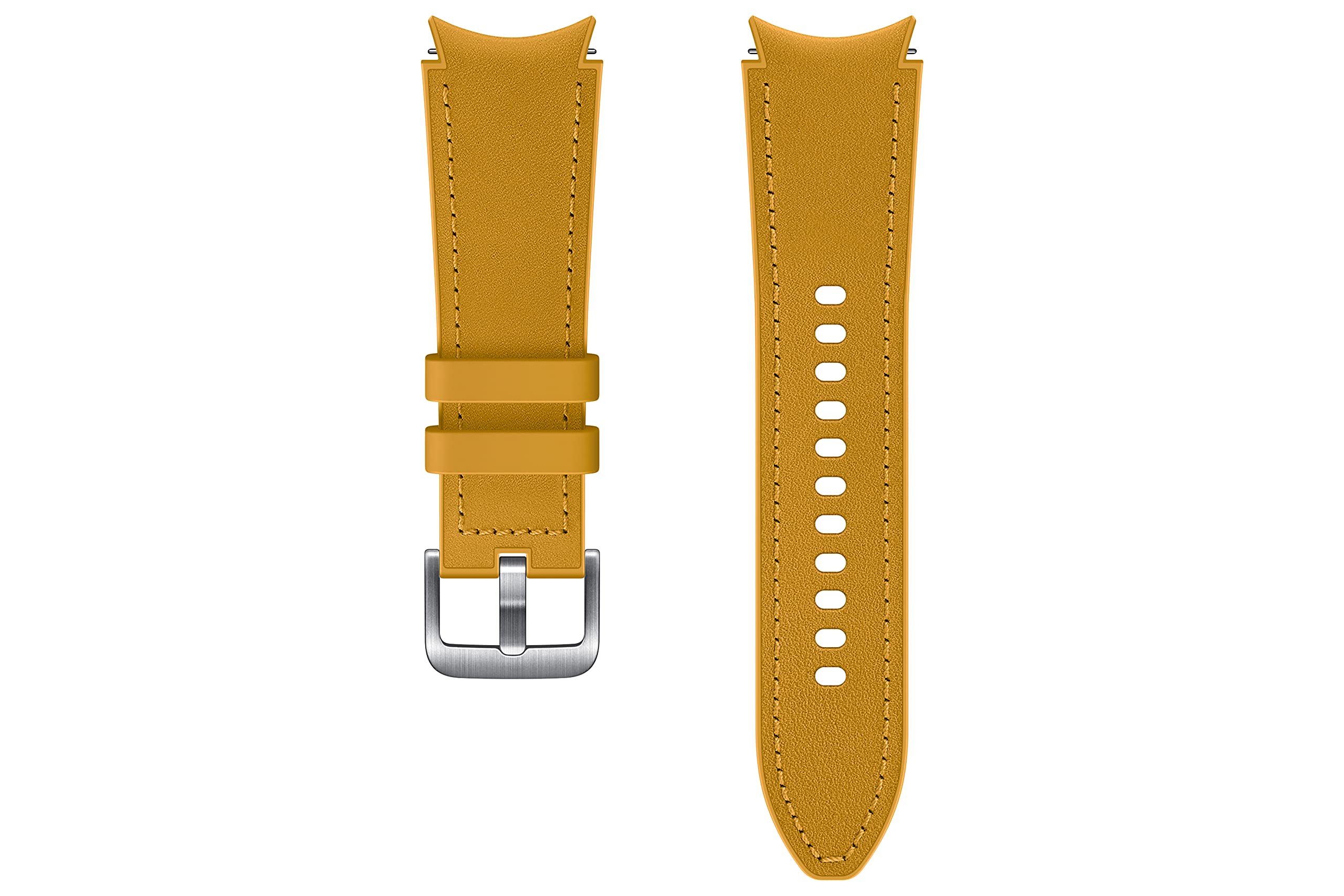 Samsung Watch Strap Hybrid Leather Band - Official Samsung Watch Strap - 20mm - S/M - Mustard