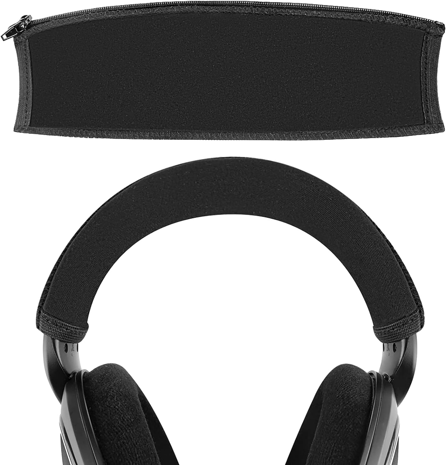 Geekria Flex Fabric Headband Cover Compatible with Sennheiser HD598, HD579, HD559, HD558 Headphones, Replacement Repair Part