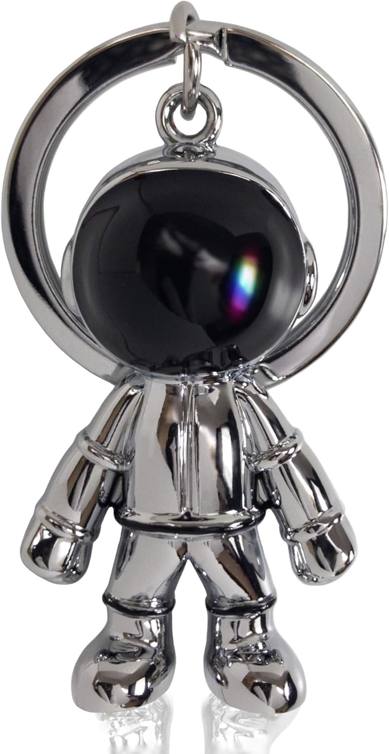 Amazon Co Jp Twopa 宇宙飛行士 キーホルダー 鍵 アクセサリー キーリング ギフトボックス入り シルバー ジュエリー