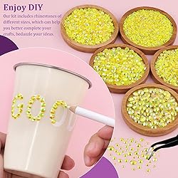 Resin Jelly Rhinestones for Crafting with B7000