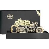 Motorcycle Bottle Opener Gifts for Men Dad, Vintage Motorbike Beer Bottle Opener with Gift Box, Cool Biker Gifts for Husband Grandpa Boyfriend, Fathers Day Christmas Birthday Stocking Stuffers