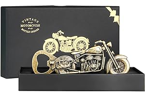 Motorcycle Beer Birthday Gifts for Men, Dad, Him, Unique Vintage Motorcycle Beer Bottle Opener Father's Day Gifts for Men Dad