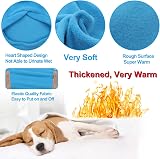 HuaLiSiJi Fleece Small Dog Hoodie XS 1-2 lb Blue Pink Elasticity Warmth view 2