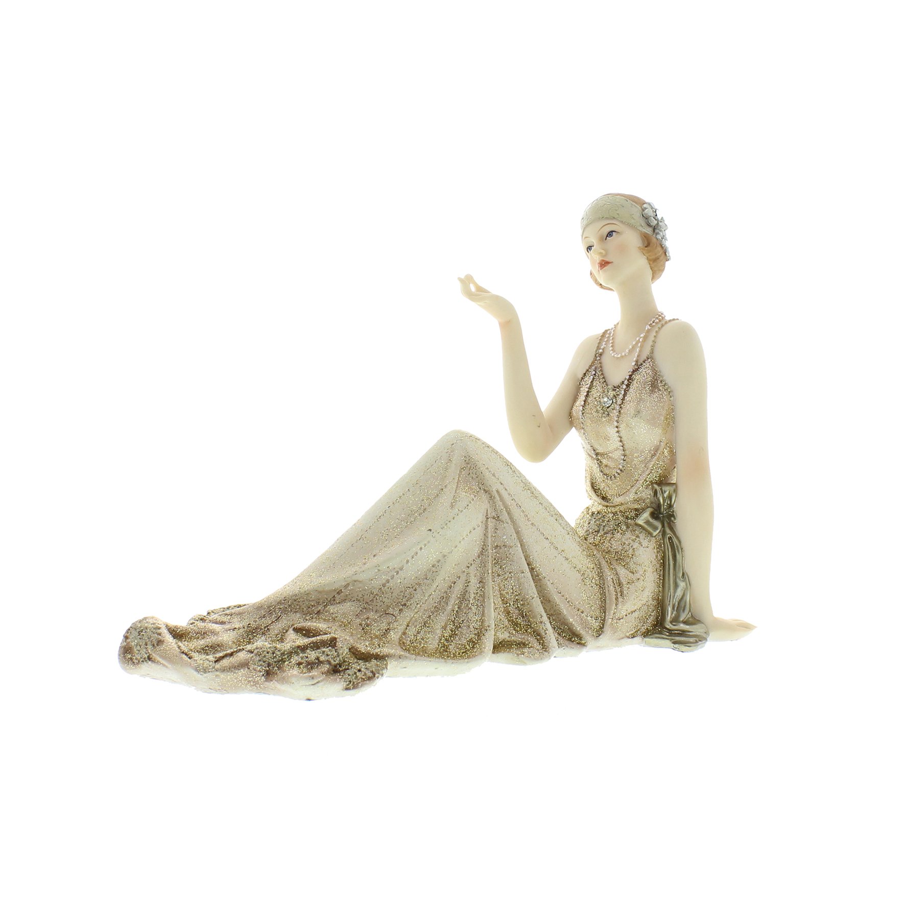 Stunning Art Deco Figurine Broadway Belles Lady Justina