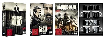 The Walking Dead Staffel 1-8 (1+2+3+4+5+6+7+8) [DVD Set] + Walking Dead Tasse