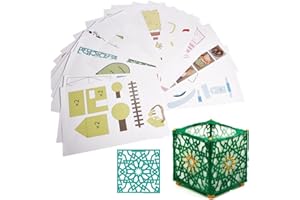 20pcs 3D Printing Pen Drawing Templates Includes 40 Different Cartoon Designs, 3D Drawing Drawing Books for 3D Printing Pen f