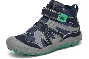 Mishansha Kids Hiking Boots Toddler Girls Boys Hiking Shoes Water-Resistant Anti-Collision Non-Slip Athletic Outdoor Trekking Boots