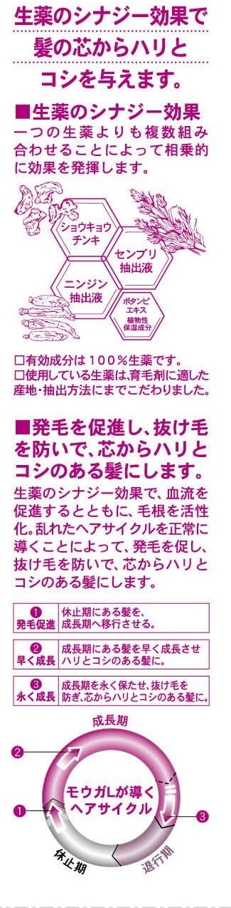 Amazon 医薬部外品 モウガl 女性用育毛剤 60ml 女性向け バスクリン 育毛 養毛用トニック エッセンス 通販