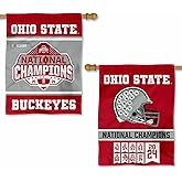 Ohio State Buckeyes National Champions 2024 Double Sided House Banner Flag