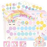 WERNNSAI Unicorn Potty Training Chart for Girls Toddler Kids Reward Stickers