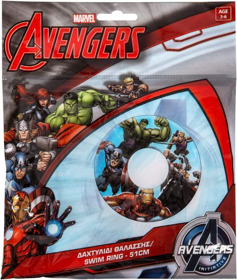 HOVUK Licensed Kids Swimming Rings Inflatable Swim Rings Paw Patrol,Frozen Girls Boys (Avengers)