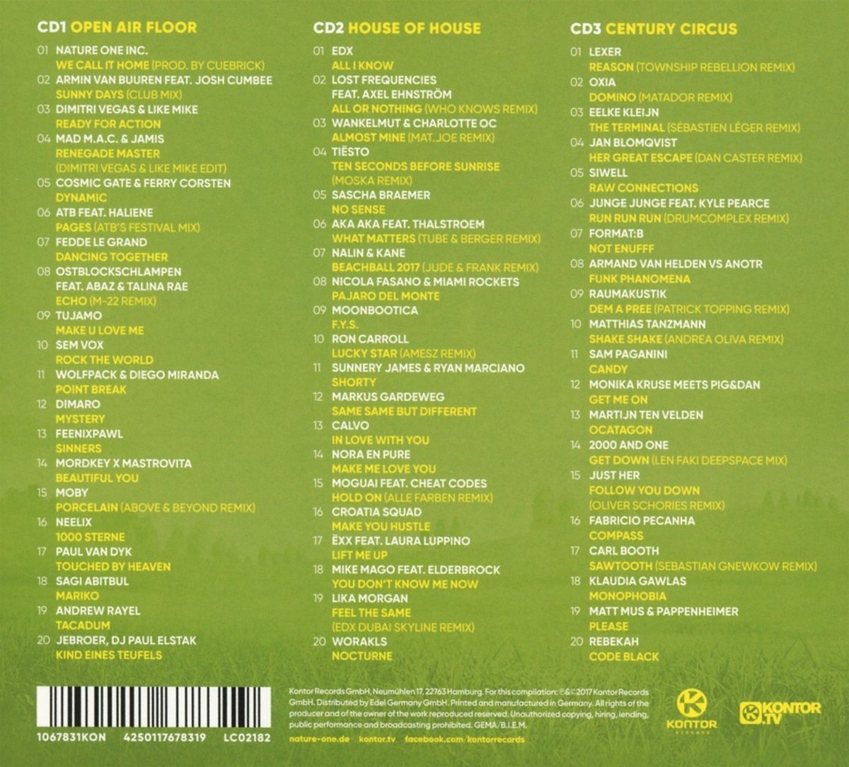 Various Artists Nature One 17 We Cal Amazon Com Music