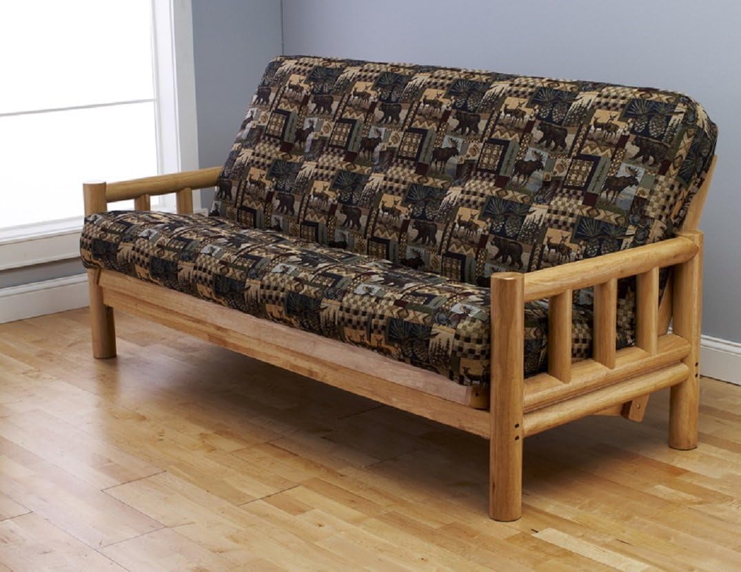 Amazon Com Kodiak Furniture Cabin Lodge Log Futon Frame W Up