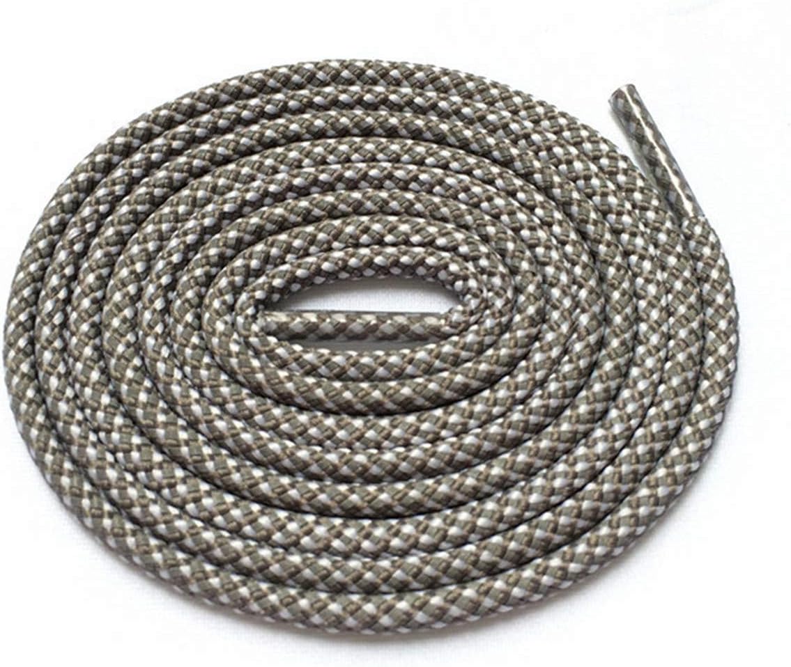 Round Type 3 Toned 3M Reflective Rope Shoelaces Woven Shoe Laces Bootlace