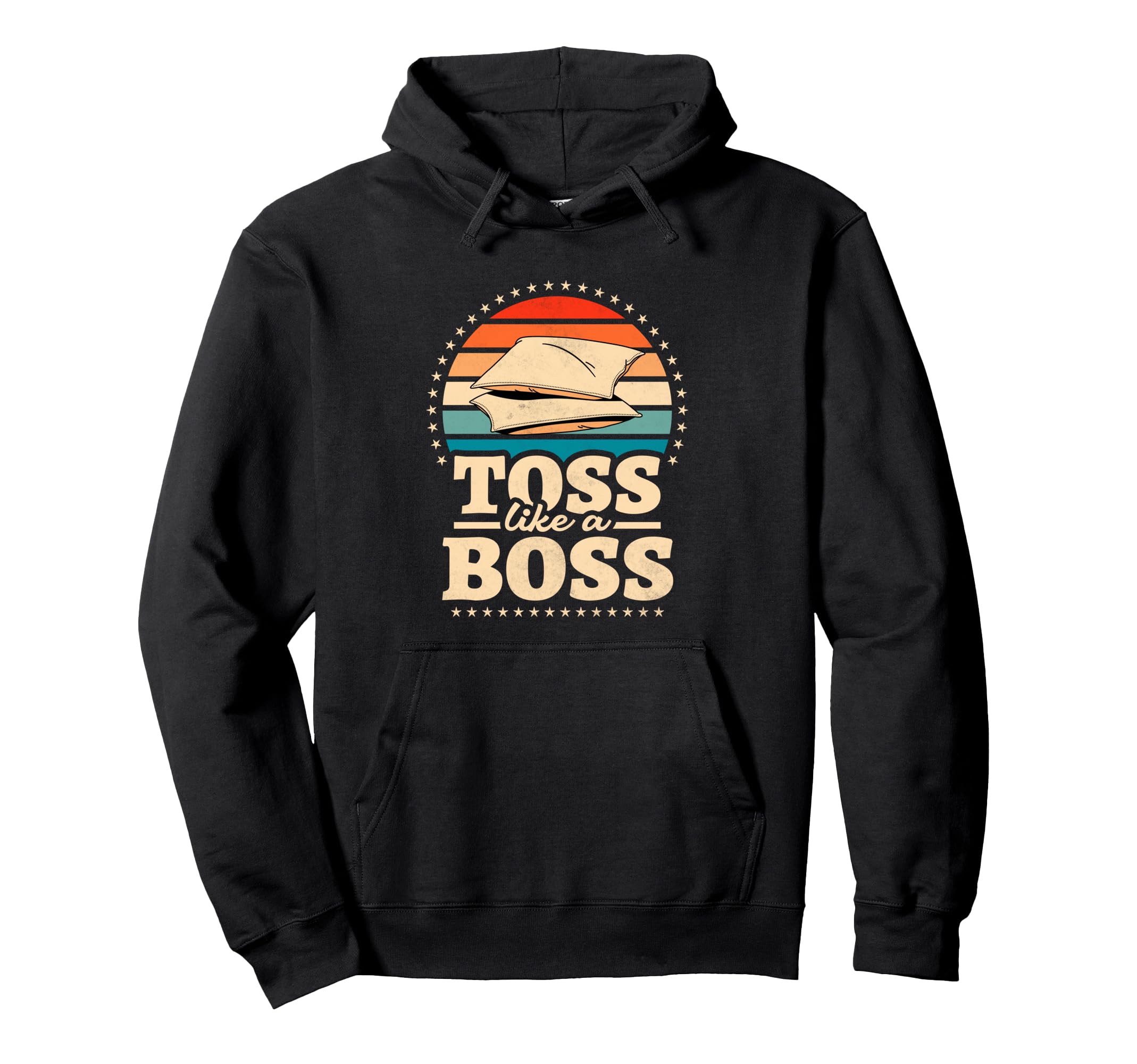 Toss Like A Boss, Cornhole Pullover Hoodie