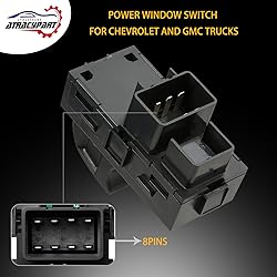Power Window Switch Passenger Front Right, Rear