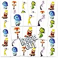 Disney Inside Out Tattoos Party Favors Bundle ~ 70+ Perforated Individual 2inch x 2inch Disney Inside Out Temporary Tattoos for Kids, Boys, Girls (Disney Inside Out Party Supplies MADE IN USA)