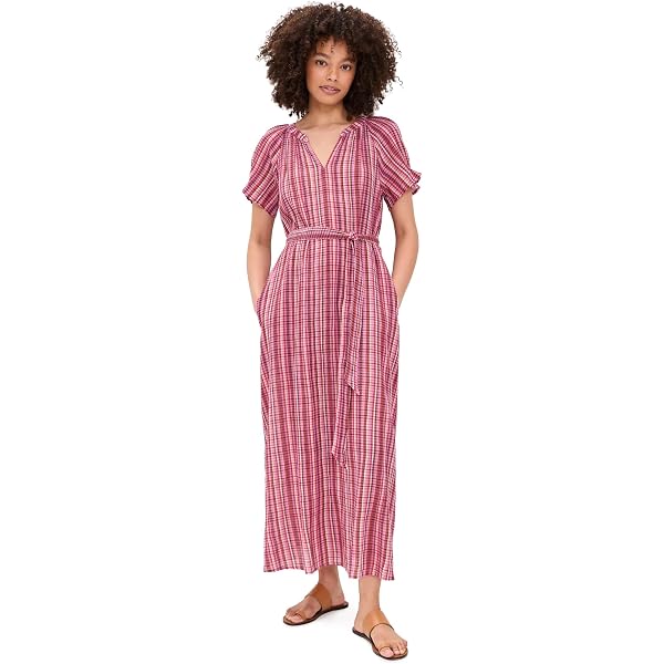 En Saison Women's Colebee Maxi Dress, Bordeaux, L at Amazon Women's  Clothing store