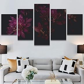 SIGNWIN 5 Panel Canvas Wall Art Modern Art...