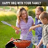 STEVEN-BULL S BBQ Tools Set 17in Spatula 17in Tongs 14in Fork view 6