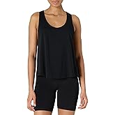 Amazon Essentials Women's Active Soft Cotton Racerback Relaxed Fit Lightweight Yoga Workout Tank with Drop Armholes