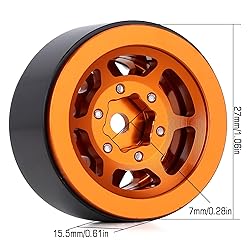 INJORA 1.0 Tires Crawler Mud Terrain Tires for