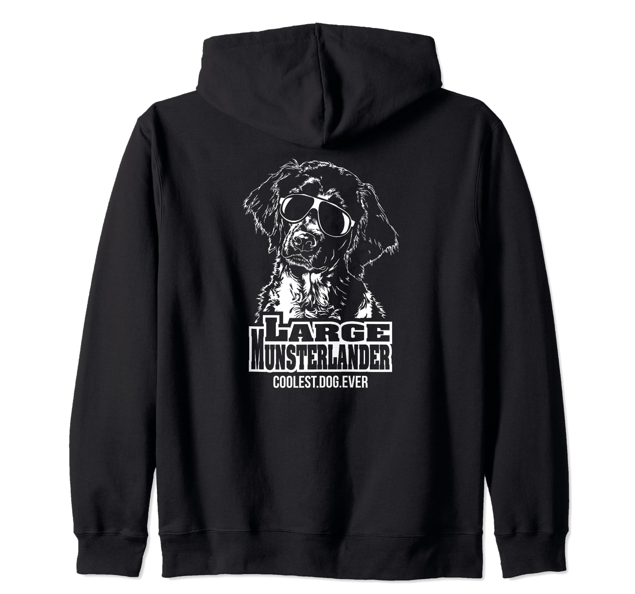 Funny Proud Large Munsterlander coolest dog ever dog saying Zip Hoodie