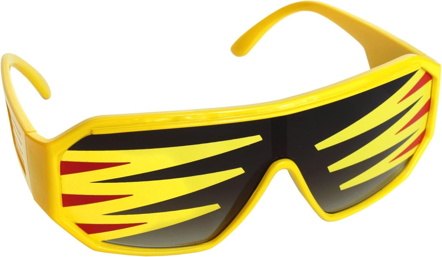 Rasslor Side Spike Red Shield Sunglases: Clothing