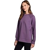 RBX Transitional Sweatshirt for Women, Luxe Athleisure Sweatshirt Ultra Lightweight Long Sleeve Super Soft Pullover