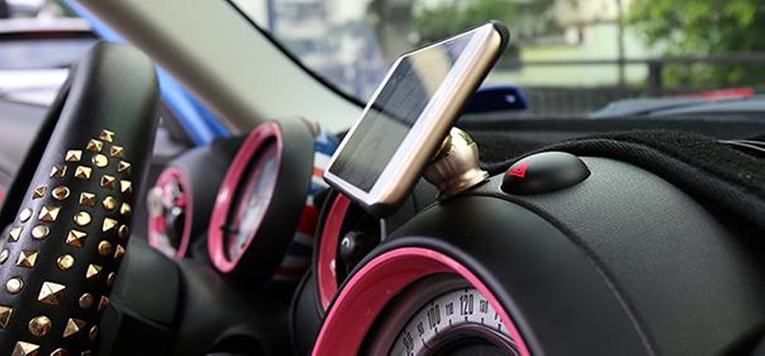 Amazon Co Jp Bmw Mini スマホ 車載ホルダー マグネット式 スタンド 360度回転 ブラックユニオンジャック スポーツ アウトドア