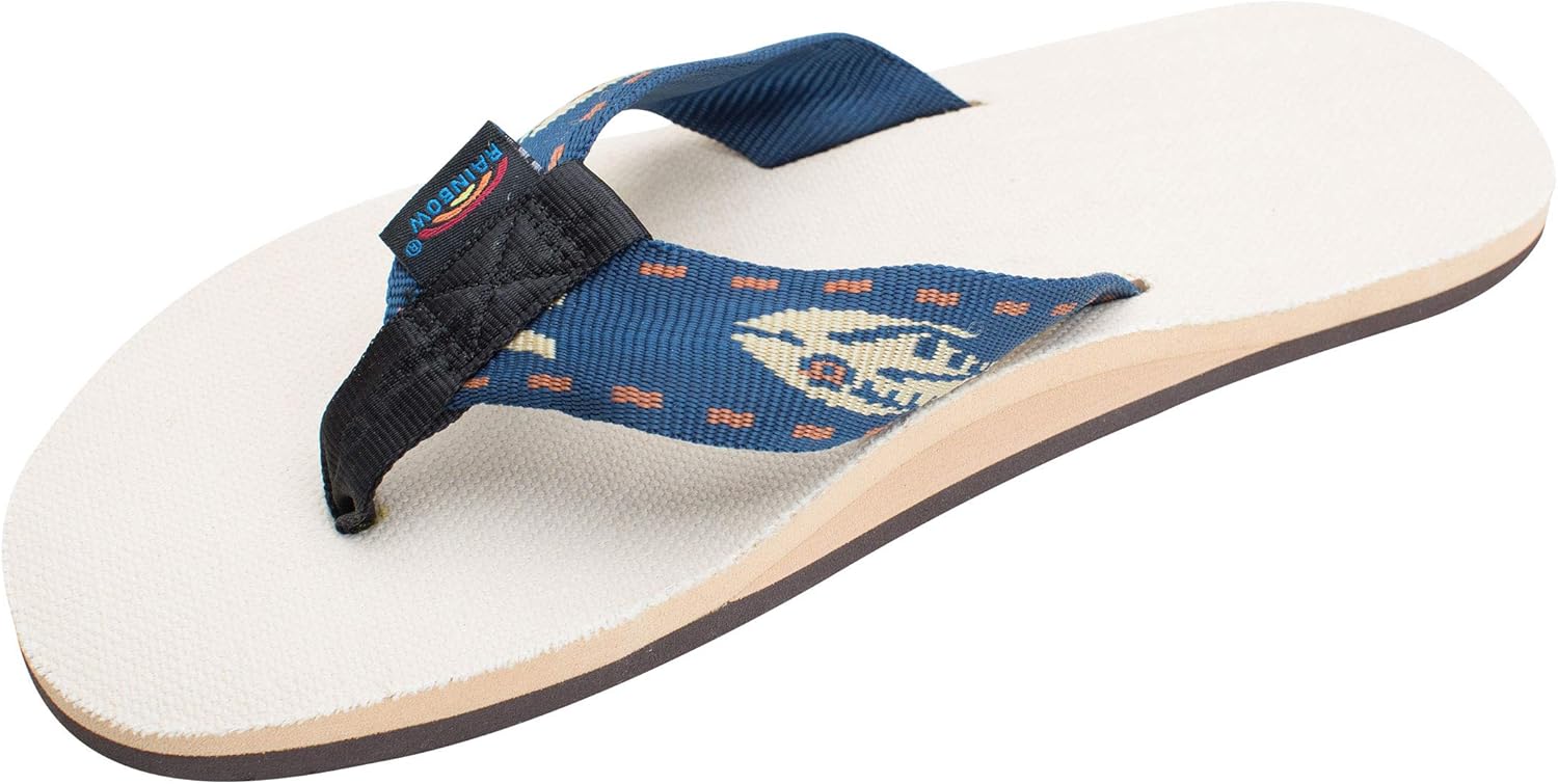 rainbow hemp sandals