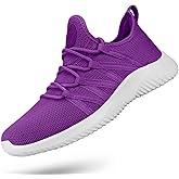 Feethit Womens Slip On Running Shoes Non Slip Walking Shoes Lightweight Gym Workout Shoes Breathable Fashion Sneakers