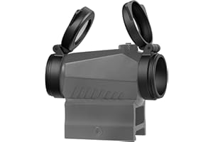 KEMIFON Flip-up Red Dot Lens Cover Transparent Protection Caps for Sig Sauer Romeo5 & Optics Sight with 28mm Diameter Ocular/Objective Lips