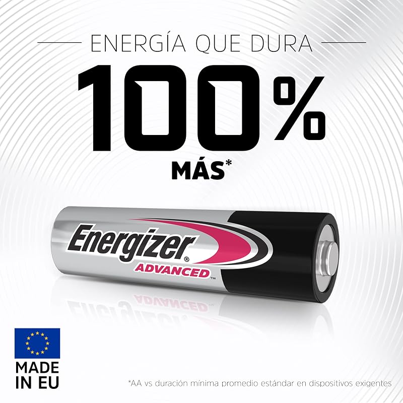 Advanced - Pilas AA (Paquete de 24) - 1,5V Baterías Alcalinas
