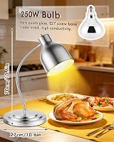 YJINGRUI 250W Food Heat Lamp Commercial Buffet Warmer Adjustable Gooseneck view 4