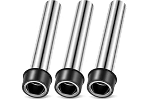 3PCS Bar Sink Stopper, 7.5 x 1.26 Inch Overflow Drain Pipe, Rust Proof Metal Plug, Lightweight Fitting, Easy Mount Fixture fo