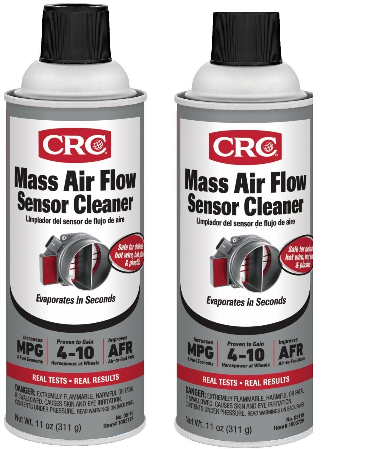 CRC 0511012PK Mass Air Flow Sensor Cleaner, 11 fl. oz, (2) Buy Online