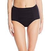 Seafolly Womens High Waisted Full Coverage Bikini Bottom Swimsuit