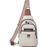 cakang Womens Sling Bag Crossbody Bags for Women Vegan Leather Sling Backpack Daypack Fanny Pack Crossbody Purse Travel