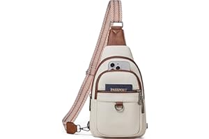 cakang Womens Sling Bag Crossbody Bags for Women Vegan Leather Sling Backpack Daypack Fanny Pack Crossbody Purse Travel