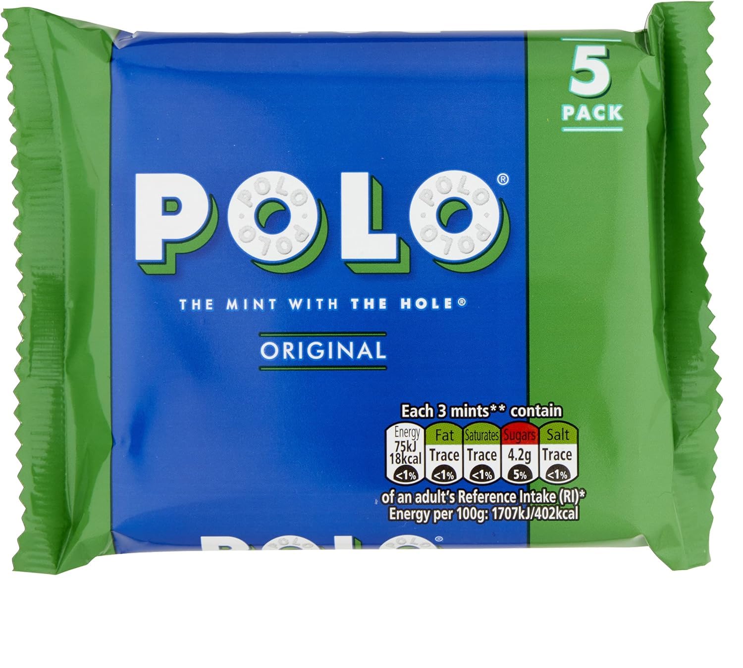 POLO ORIGINAL MINT PACK OF 5 (5X25G)